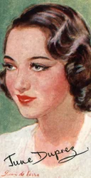 June Duprez, 1918-1984, brittiläinen elokuvanäyttelijä, 1900-luku