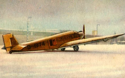 Junkers Ju 52 -lentokone, 1932.