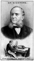 Karl Wilhelm Siemens, saksalainen insinööri ja sähkövoiman pioneeri, v. 1924