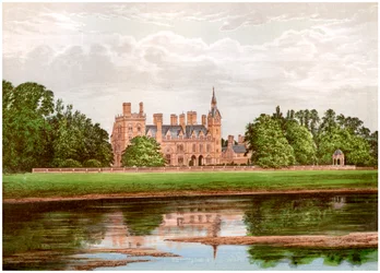 Kelham Hall, Nottinghamshire, Manners-Suttonin perheen koti, vuodelta 1880