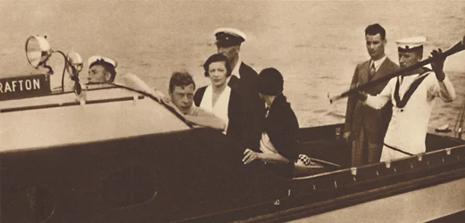 Kuningas Edward palaa jahtilleen Rabin saarelta, 1937