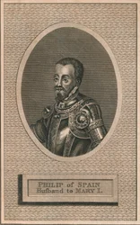 Espanjan kuningas Philip II, kuningatar Maria I:n aviomies, 1793