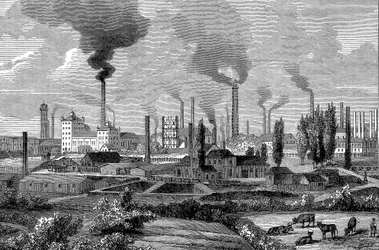 Krupps Works, Essen, Saksa, 1896