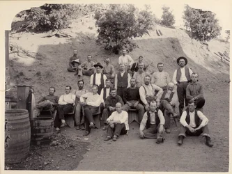 La Grange Mine Crew, Kalifornia, 1900-luku.