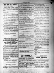 La Republique Sociale -sanomalehti 13. lokakuuta 1881