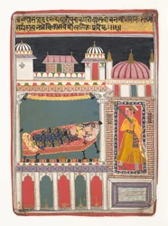 Lalit Ragini: Folio ragamala-sarjasta Garland of Musical Modes, n. 1680-90.