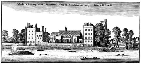 Lambeth Palace, Lontoo, 1647 1893