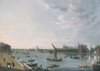 "Lambeth Palace from Horseferry", c1750