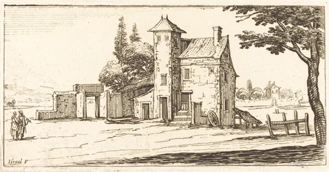 Maisema vuonna 1635 tai sen jälkeen.