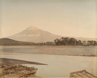 [Maisema joen ja vuoren kanssa], 1870-luku.