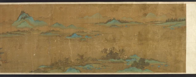 Maisema palatseineen, Ming-dynastia, 1500-1600-luku.
