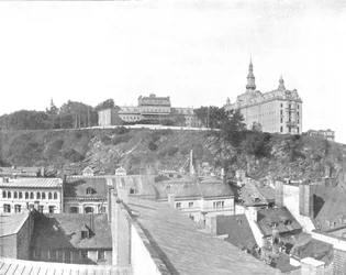 Laval University Buildings, Quebecin kaupunki, Kanada, c1900.