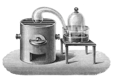 Lavoisiersin tutkimus hapen olemassaolosta ilmassa, 1700-luvun loppu, 1894