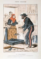 Lämmitys, Pariisin piiritys, 1870-1871