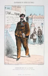 Ranskan ystävien legioona, Pariisin piiritys, 1870-1871