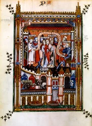 Lisbius julistaa itsensä Kristuksen opetuslapseksi, 1317