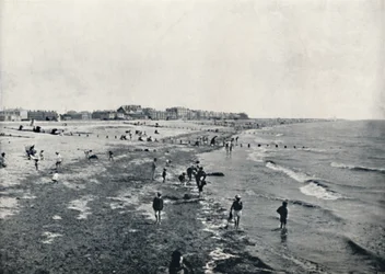 Littlehampton - Melontaa matalassa vedessä, 1895
