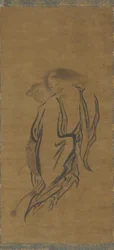 Liu Hai kolmijalkaisen rupikonnan kanssa, Ming-dynastia, 1500-luku.