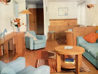 Olohuone, Bird Iles Ltd., Lontoo, 1937.