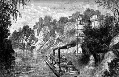 Ladataan puuvillahöyrystin, c1880