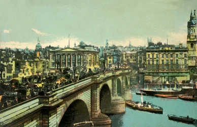 London Bridge, Lontoo, 1910.