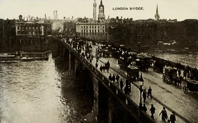 London Bridge, 1800-luvun loppu - 1900-luvun alku.