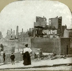 Katse länteen juutalaissynagogasta, 1906.
