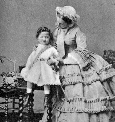 Louis Napoleon, prinssi keisarillinen, pienenä lapsena, v. 1858