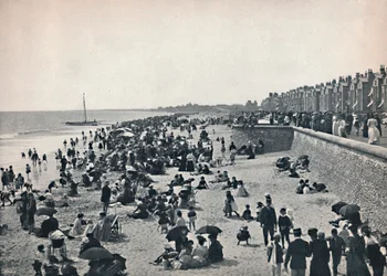 Lowestoft - Hiekoilla, 1895