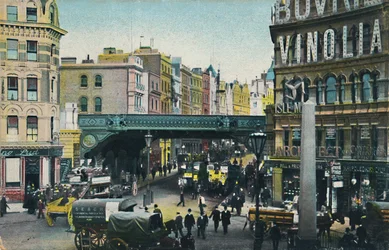 Ludgate Hill, Lontoo, 1904.