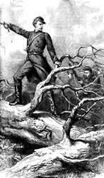 Majuri Theodore Winthrop Big Bethelissä, Virginiassa, 1861 c1880