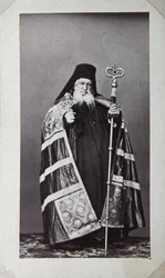 Makarios, Pyhän Panteleimonin luostarin arkkipiispa Athos-vuorella, Kreikka, 1870-luku