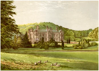 Mamhead, Devon, Baronet Newmanin koti, vuodelta 1880