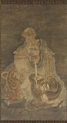 Manjushri istuu leijonalla, 1368-1644.