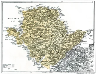 Angleseyn kartta, 1924-1926