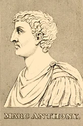 Marc Anthony, 83-30 eKr., 1830.