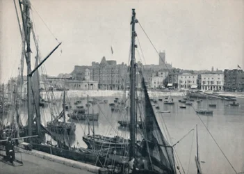 Margate - Satama ja laituri, 1895