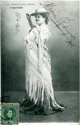 Maria Rodriguez, espanjalainen näyttelijä, 1905