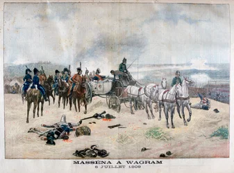 Marsalkka Massena Wagramin taistelussa, Itävallassa, 5.-6.7.1809, 1904