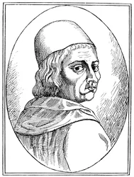 Marsilio Ficino 1433-1499, italialainen humanistifilosofi, 1882