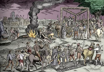 Marttyyrit Smithfieldissä, Lontoossa, c1600 1904