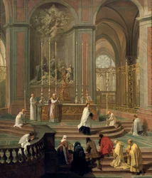 Canon de la Porten eli Notre Damen pääalttarin messu Pariisissa, 1708-1710