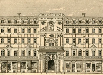 Mercers Chapel, sellaisena kuin se rakennettiin uudelleen palon jälkeen, 1897.