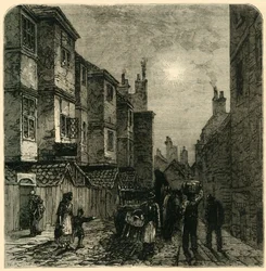 Milford Lane vuonna 1820, 1881.
