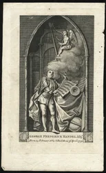 Georg Friedrich Händelin muistomerkki