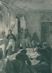 Napoleon sanelemassa sihteerilleen, 1896