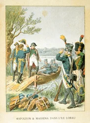 Napoleon ja Massena Lobaun saarella, toukokuu 1809, 1800-luku