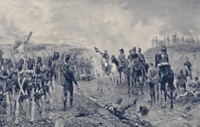 Napoleon ja vanha kaarti ennen Waterloota, 1815, 1896