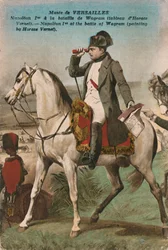 Napoleon Wagramin taistelussa, 1809, noin 1910-luku.