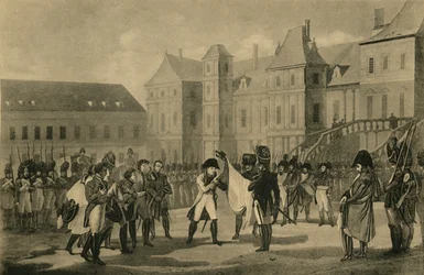 Napoleonin lähtö Fontainebleausta 20. huhtikuuta 1814 1921.